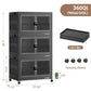 360Qt Stackable Storage Bins with 3 Lids (3 Count)