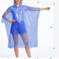 Disposable Adult Rain Ponchos Clear Emergency Raincoat (4 Count)