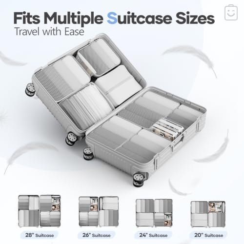 11 Set Compression Packing Cubes for Travel Essentials (11 Count)