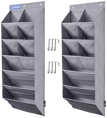 2 Pack Over the Door Shoe Organizer (2 Count)