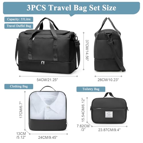 Extra Large Travel Duffle Bag (3 Count)