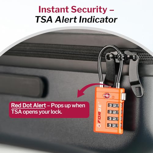 Open Alert TSA Approved Luggage Locks