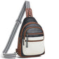 Sling Bag for Women Crossbody Bag Fanny Pack Cross Body Handbag Sling Purse Vegan Leather Trendy Gifts Travel Purse Black