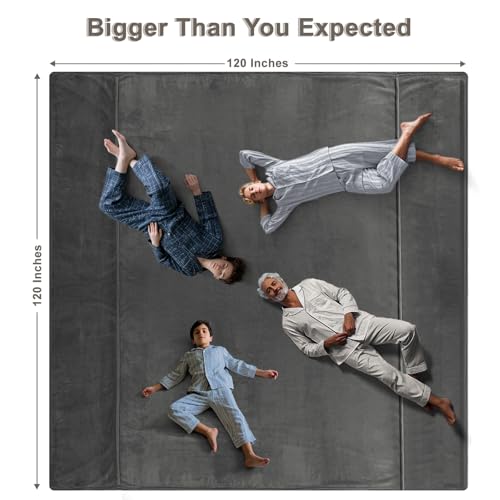 Fleece Blanket Oversized King 120"x120"