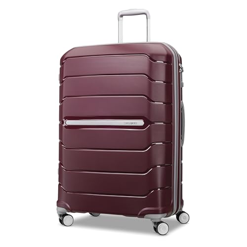 Freeform Large Checked Luggage with Dual 360° Spinner Wheels