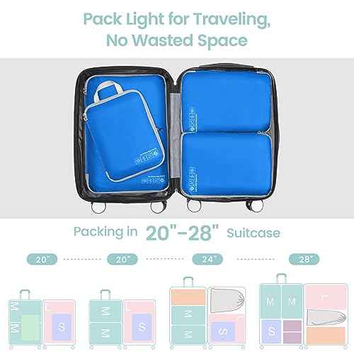 Compression Packing Cubes for Travel (4 Count)