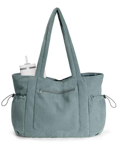 Oversized Work Tote Bag for Women with 40oz Cup Holder