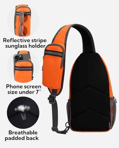 Crossbody Sling Backpack Sling Bag Travel Hiking Chest Bag Daypack