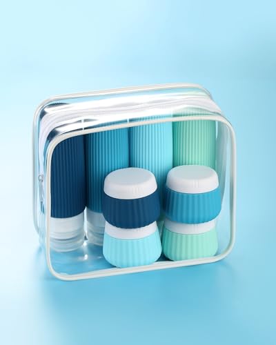 Travel Bottles for Toiletries 8 Pack (8 Count)
