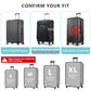 Travelkin Luggage Covers For Suitcase Tsa Approved Suitcase Cover Protector