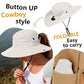 Women's Ponytail Safari Sun Hat