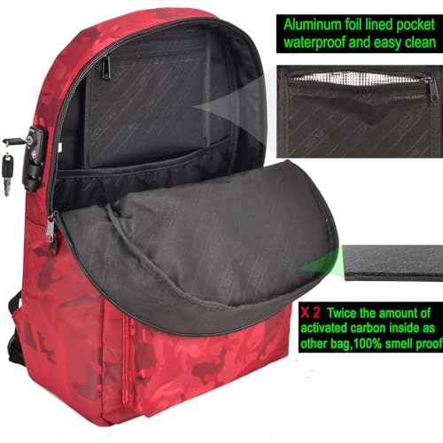 Backpack Bag With TSA Lock & Key Resistant Laptop Daypack for Men & Women Trave