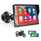 5 Inch Motorcycle Carplay GPS Navigation System with Apple Carplay and Android Auto Portable Screen with Dual Bluetooth