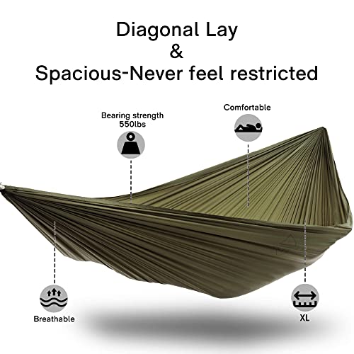 11ft Camping Double Hammock with Mosquito Net