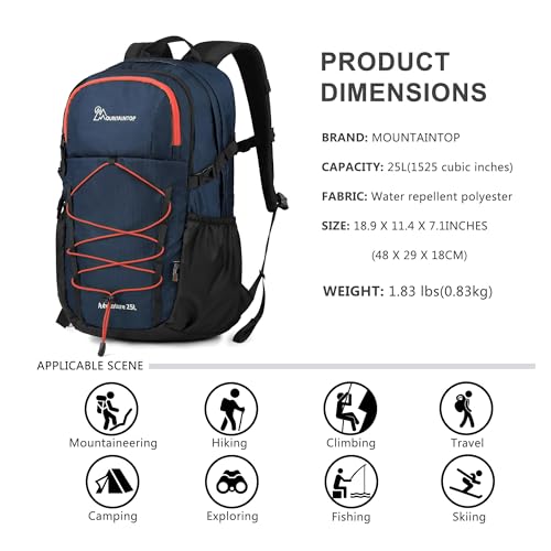 25 30L Lightweight Hiking Backpack