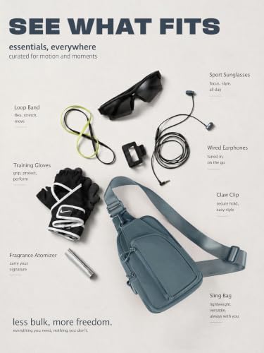 Sling Bag with Adjustable Straps Crossbody Chest Bag Lightweight Small Backpack for Casual Outdoor Traveling Hiking