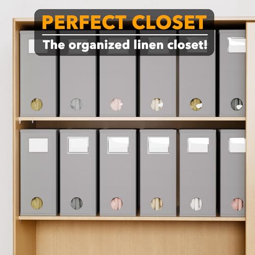 12 Pack Bed Sheet Organizers and Storage (12 Count)