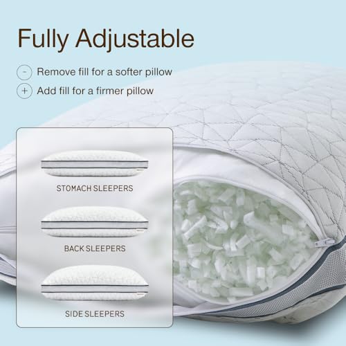 Eden Bed Pillow Queen Size for Sleeping on Back