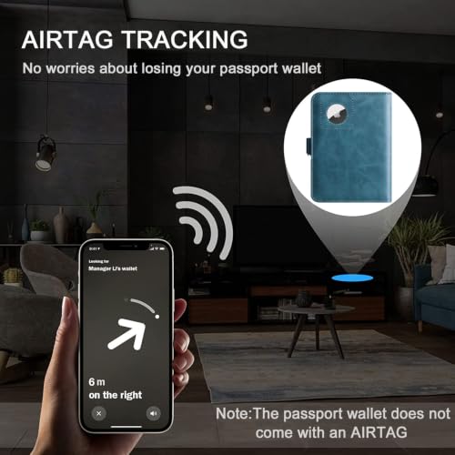 Airtag Passport Holder for Travel