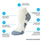 Women's 6 Pack Performance Cotton Cushion Athletic Ankle Socks Sockshosiery
