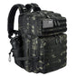Military Tactical Backpack for Men and Women 45L Army 3 Days Assault Pack Bag Large Rucksack with Molle System Olive Green