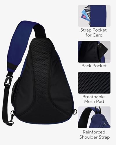 Large Sling Bag Crossbody Backpack Chest Pack for Men Women