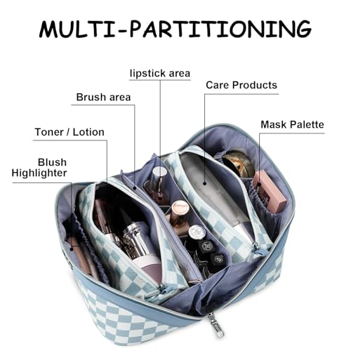 Travel Makeup Bag Organizer Cosmetic Bag (3 Count)