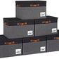Storage Bins with Lids 6 Pack