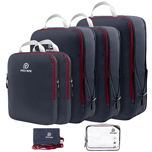 Ultralight Compression Packing Cubes for Travel (7 Count)