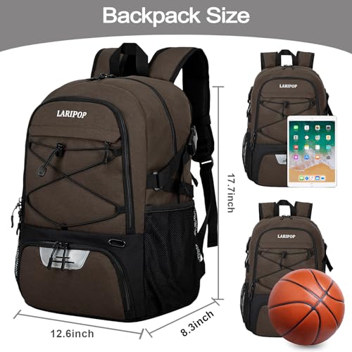 Basketball Backpack with Ball Compartment