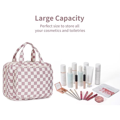 Hanging Toiletry Bag for Women Travel Makeup Bag Organizer Toiletries Bag for Travel Size Essentials Accessories Cosmetics