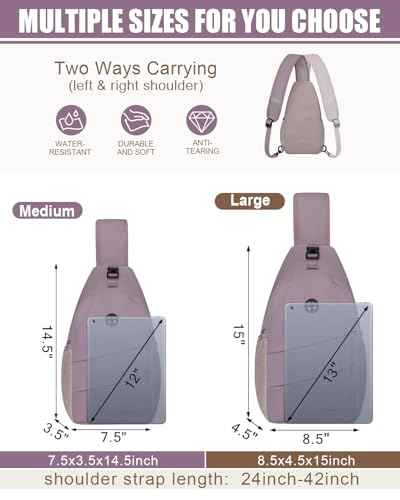 Crossbody Bags for Women Men Trendy Sling Bag Backpack Chest Bag