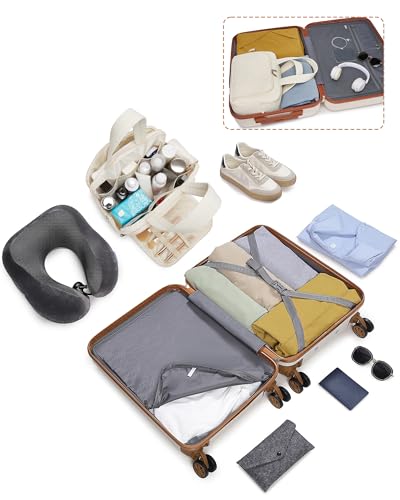Carry On Luggage Airline Approved with Spinner Wheels TSA Lock