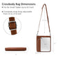 Genuine Leather Small Crossbody Bags for Women Travel Leather Purse