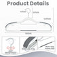 Plastic Hangers 50 Pack (50 Count)