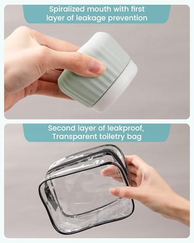 Travel Containers for Toiletries 4 Pack (4 Count)