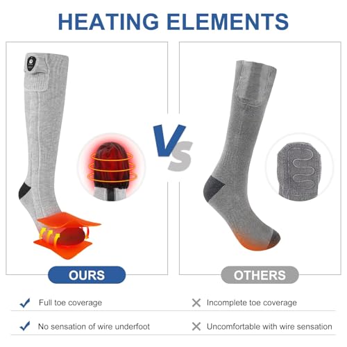 Heated Socks for Men Women
