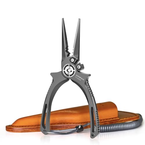 Titanium Fishing Pliers 6.5'' with Side Cutters