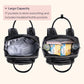 Leather Diaper Bag Backpack