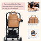 Leather Diaper Bag Backpack