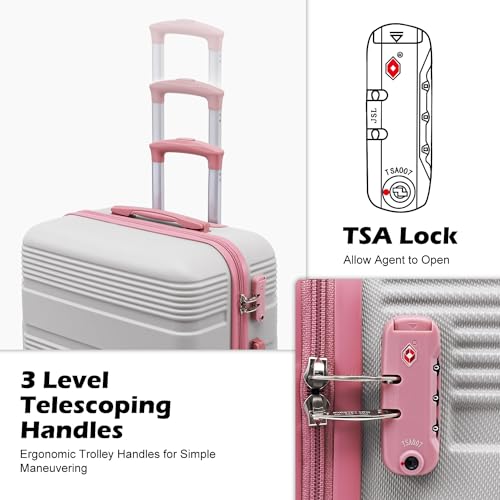 Luggage Sets with Spinner Wheels (3 Count)