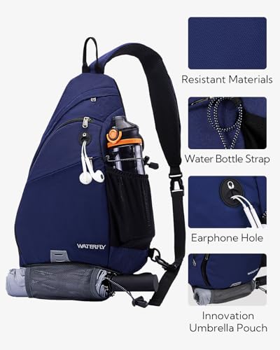 Large Sling Bag Crossbody Backpack Chest Pack for Men Women