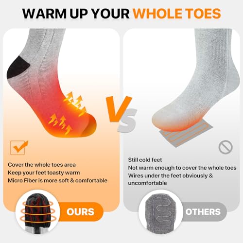 Heated Socks for Men Women