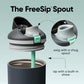 FreeSip Tumbler Stainless Steel Water Bottle 40 oz Foggy Tide