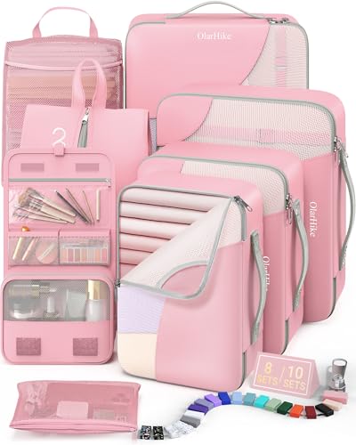 8 Set Packing Cubes for Travel (8 Count)