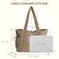 Oversized Work Tote Bag for Women with 40oz Cup Holder