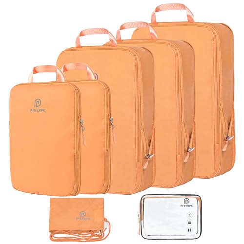 Lightweight Compression Packing Cubes for Suitcases (7 Count)