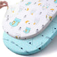 Stretchy Bassinet Sheet Set BROLEX 2 Pack Snug Fitted Cradle Fitted Sheets for Bassinet Pads (2 Count)