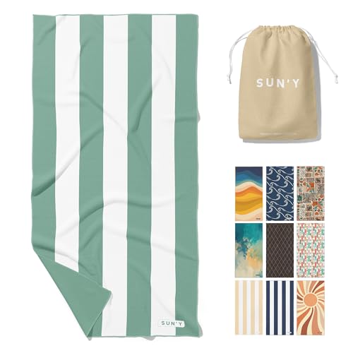 Waffle Microfiber Beach Towel