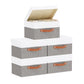 Storage Bins with Lids (5 Count)